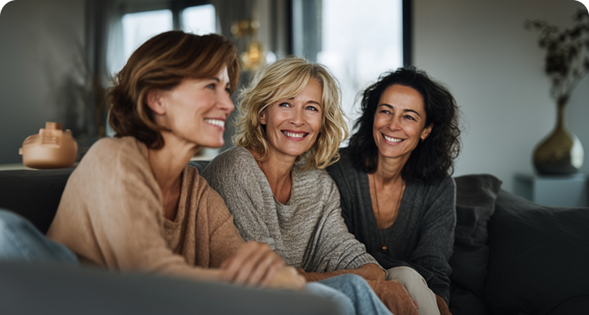 Women's group going through menopause